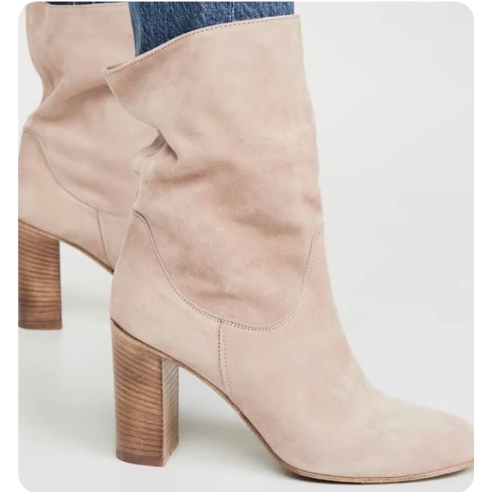Free People Dakota Heeled Suede Midi Boot - Picture 2 of 11